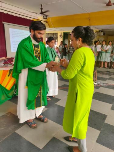 The inaugural mass