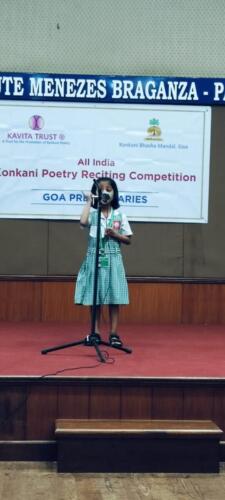 Konkani Poetry recetation Competition