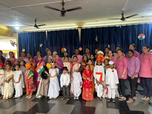 Independence day celebration in the primary school