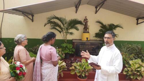 Blessing of st.Francis asisi grotto