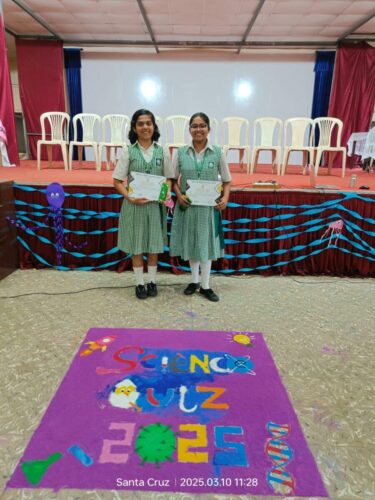 Science Quiz Competition at St. Cruz H. S